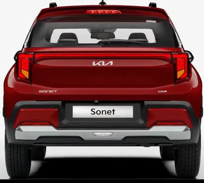 Kia Sonet star map LED connected tail lamps